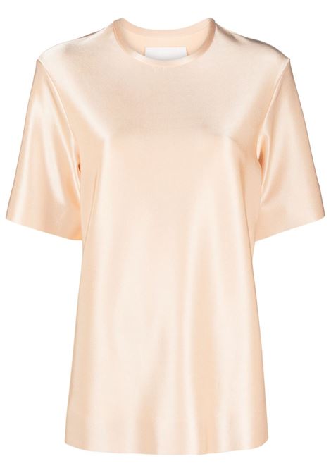 T-shirt girocollo in beige - donna JIL SANDER | J03GC0101J20043838